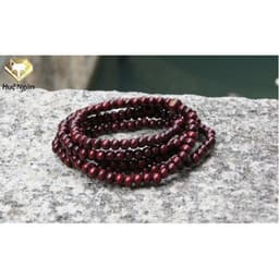 Thumbnail Vòng Tay Chuỗi Hạt Phật Giáo Gỗ Tự Nhiên 108 Trang Trí Mặt Dây Chuyền Chuỗi Hạt Cầu Nguyện Thiền Định Phật Giáo 1