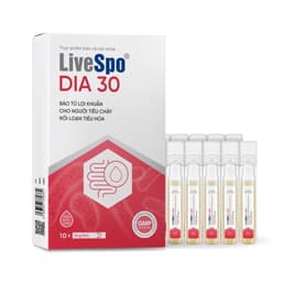 Thumbnail LiveSpo DIA 30 - Giảm Triệu Chứng Tiêu Chảy Cấp (10 ống x 5ml) 1