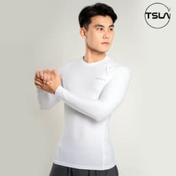 Thumbnail Áo giữ nhiệt nam LÓT LÔNG cừu vải mềm mịn nhẹ thoáng khí form ôm mỏng co giãn tốt mặc ấm DET1034 4