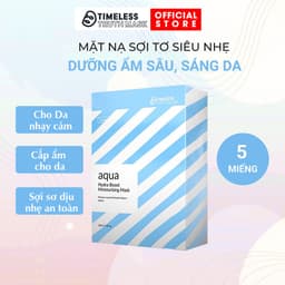 Thumbnail Mặt Nạ Sợi Tơ siêu nhẹ làm sáng da, dưỡng ẩm sâu Timeless Truth Mask - Aqua Hydra Boost (30ml x 5 miếng) 1