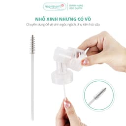 Thumbnail Cọ Phụ Kiện Maymom, Vệ Sinh Cổ Nối Phễu Hút Sữa, Chuyên Dụng Cho Việc Vệ Sinh Những Ngóc Ngách Nhỏ (1 cái) 4