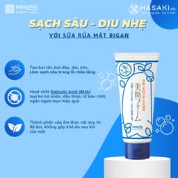 Thumbnail Sữa rửa mặt Làm Sạch Và Ngăn Ngừa Mụn MEISHOKU Acne Bigan Facial Wash 80g 4