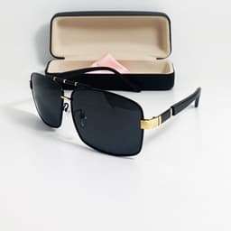 Thumbnail Mắt kính thời trang nam cao cấp Jun Secret kiểu dáng gọn nhẹ tròng kính Polaroid chống chói, chống tia UV JS50A50DEN 2