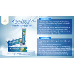 Thumbnail Kem đánh răng dược liệu Kohinoor 110g 1