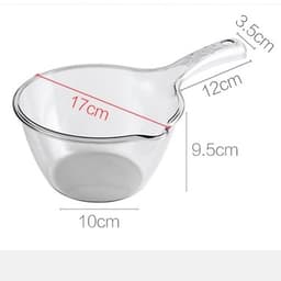 Thumbnail Gáo Múc Nước JUJIAJIA Sâu Dày Trong Suốt Tay Cầm Dài Sức Chứa Lớn Tiện Lợi 3