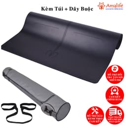 Thumbnail Thảm Tập Yoga Gym Định Tuyến Da PU Chọn Màu Cao Cấp Chính Hãng Amalife Kèm Túi Đựng Oxford và Dây Buộc 2