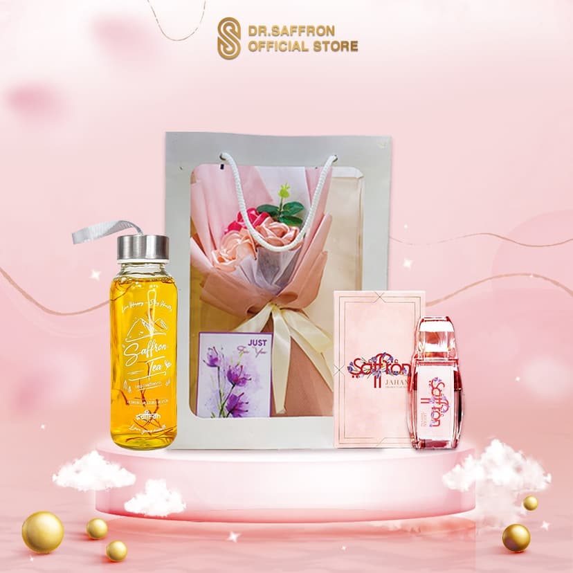 Ảnh Set quà 20/10 Nhụy hoa nghệ tây thương hiệu Saffron Việt Nam - món quà tặng mẹ, vợ, người yêu, đồng nghiệp 1