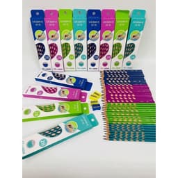 Thumbnail Hộp 12 Bút Chì Gỗ Định Vị 2B Dùng Để Luyện Viết Chữ Cho Học Sinh LD01 Việt Hà Tặng Kèm Gọt Chì 3