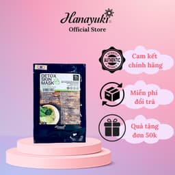 Thumbnail Mặt Nạ Detox Hanayuki Thải Độc Kiềm Dầu,Detox Hanayuki Chính Hãng 3
