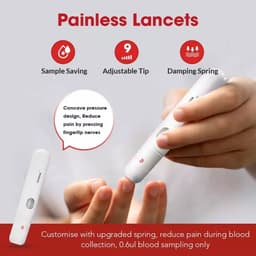 Thumbnail Máy Đo Đường Huyết Safe AQ Smart SINOCARE VIETNAM Tặng kèm 50 Que thử Và 50 Kim 4