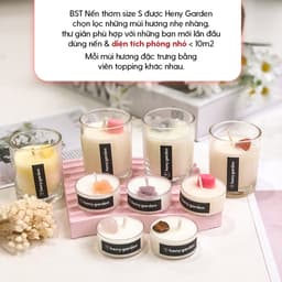 Thumbnail Nến Thơm Heny Garden Mini Cho Làm Việc Và Phòng Nhỏ Mùi Hương Dễ Ngủ, Thư Giãn 1