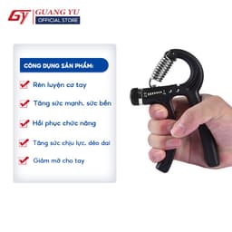 Thumbnail Kìm Bóp Tay Kìm Tập Cơ Tay GUANG YU Dụng Cụ Tập Gym Tại Nhà Có Bộ Đếm Số Điều Chỉnh Lực Từ 5 đến 60KG 2