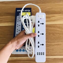 Thumbnail Ổ Cắm Điện Đa Năng JW301 Có 4 Cổng USB Sạc Tối Đa 12W và Ổ Điện Chịu Tải 2500W Dây Dài 2M Chọn Màu Chính Hãng Amalife 4