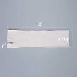 Thumbnail VELPEAU Cổ Tay Và Ngón Tay Cái Spica Stockinette (Gói 10 Cái) Vớ Cánh Tay Thoải Mái Bộ Bảo Vệ Da Bằng Vải Bông Tấm Lót Cổ Tay Và Ống Tay Quấn Sẵn Để Nẹp Vòng Đệm Khí Dây Đeo Tay 4