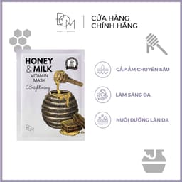 Thumbnail Mặt Nạ Làm Sáng Da BOM Honey & Milk Brightening Vitamin Mask 25g 3