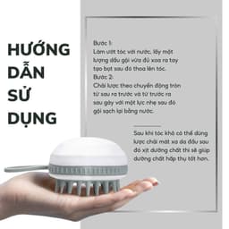 Thumbnail Lược gội đầu massage Dego Pharma - làm sạch da đầu, hỗ trợ đánh bay gàu & bã nhờn 3