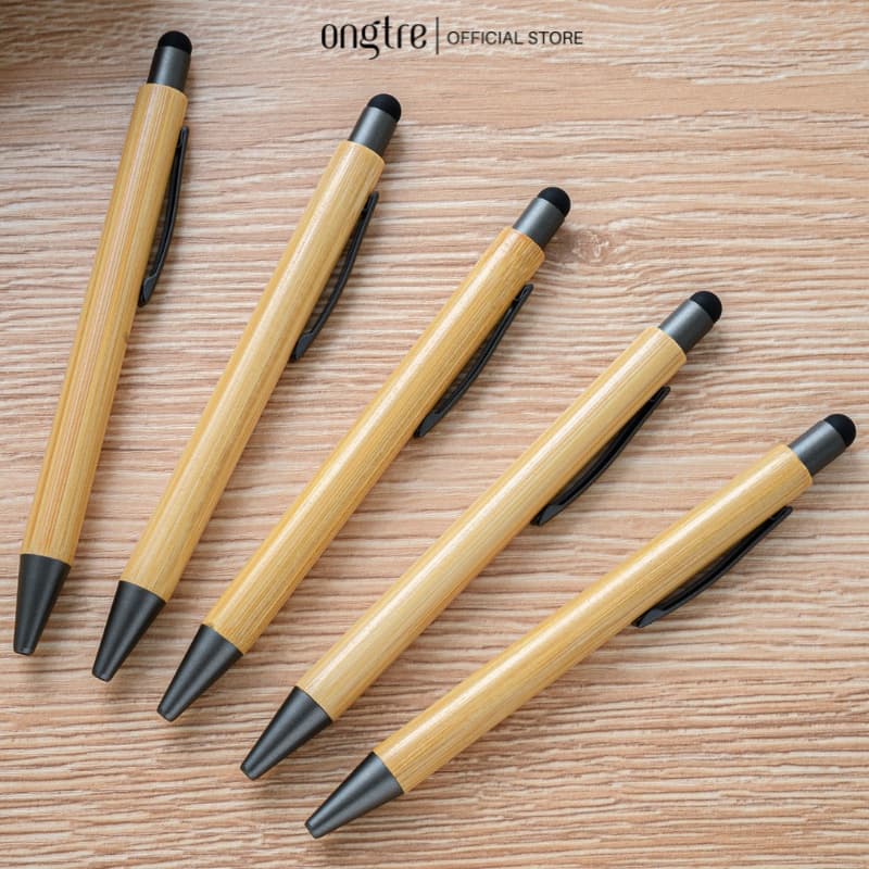 Ảnh Bút bi tre ONGTRE khắc tên theo yêu cầu, quà tặng ý nghĩa 4