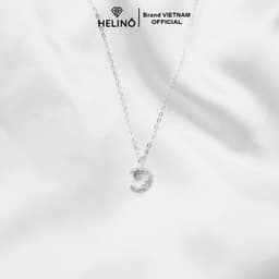 Thumbnail Dây chuyền bạc nữ HELINO mặt trăng khuyết đính đá C15 3