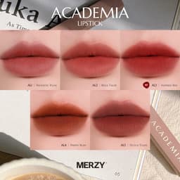 Thumbnail Son thỏi lì, mịn nhẹ, hiệu ứng sương mờ Merzy Academia Cotton Lipstick 1.8g 1