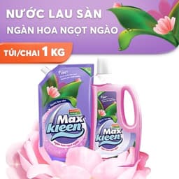 Thumbnail Combo Nước Lau Sàn MaxKleen Hương Ngàn Hoa Ngọt Ngào: Chai 1kg + Túi 1kg 1