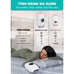Thumbnail Máy Massage Tay Cao Cấp KINGTECH KH-690 - Mát xa Trị Liệu Tích Hợp Nhiệt, Matxa Vùng Cổ, Mu, Ngón, Lòng Bàn Tay 4