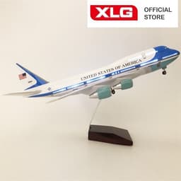 Thumbnail Mô hình máy bay Airforce One United State B787 có đèn led bánh xe 47 cm 1