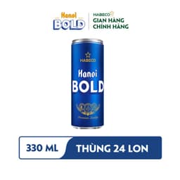 Thumbnail HỎA TỐC HÀ NỘI - COMBO 2 Thùng 24 lon Bia Hanoi BOLD – HABECO (330ml/lon) 2