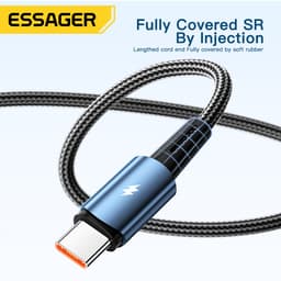 Thumbnail Dây cáp sạc nhanh ESSAGER 6A 67W 120W cho Xiaomi 11Pro 12Pro K50 3