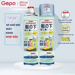Thumbnail Bình xịt khử mùi hôi chân và làm sạch mùi giày loại bỏ vi khuẩn, ngăn mồ hôi công nghệ bạc AG+ Ximo 300ml 1