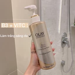 Thumbnail Sữa Tắm OLAY B3+ Siêu Dưỡng Trắng Da, Cấp Ẩm Và Đàn Hồi 500ml (Bản Thái) 1