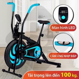 Thumbnail BG Xe đạp tập thể dục thể thao kết hợp tay chân mẫu 8701-xanh lam thiết kế mới 4
