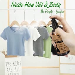 Thumbnail Nước Hoa Vải Xịt Thơm Quần Áo The Purple Luxury TAMAS chai 10ml, 50ml, Hương Thơm Ngọt Ngào, E Ấp, Lưu Hương Lâu 3