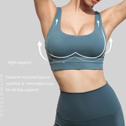Thumbnail MOVING PEACH Áo Lót Thể Thao Nâng Ngực Nữ Không Dây JBJ 2