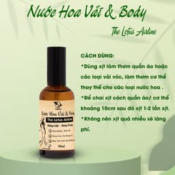 Thumbnail Nước Hoa Vải & Body The Lotus Airline Luxury TAMAS chai 10ml, 50ml 3