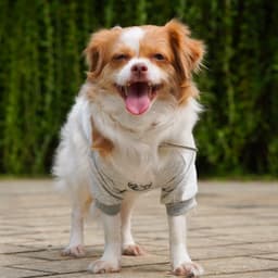 Thumbnail Áo cho chó Pawy Classic Xám - Classic Dog T-shirt Grey 3