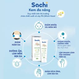 Thumbnail Kem Đa Năng An Toàn Cho Bé SACHI Tuýp 20g Dưỡng Ẩm Làm Dịu Mát Da, Giảm Kích Ứng Hạn Chế Hình Thành Sẹo 2