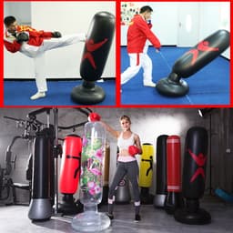 Thumbnail Trụ Đấm Bốc Tự Cân Bằng Pro X1 Phiên Bản Cải Tiến Cao Cấp Nhanh, Ưu Việt Hơn – Tặng Kèm Bộ Bơm Hơi Chính Hãng Amalife 2