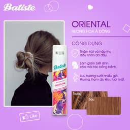Thumbnail 2 Dầu Gội Khô Batiste Hương Á Đông 200ml Cho Tóc Hết Bết Dính, Làm Phồng Chân Tóc Tức Thì 2