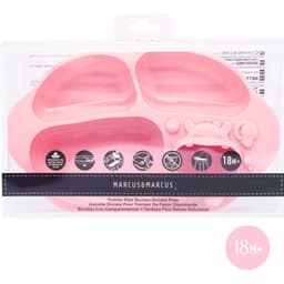 Thumbnail Đĩa ăn dặm silicon chia ngăn có đế hút chân không chống đổ Yummy Marcus & Marcus, cho bé từ 18 tháng - Pokey 2
