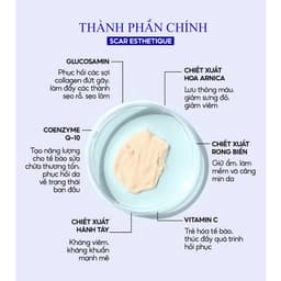 Thumbnail Kem làm mờ sẹo thâm, lấp đầy sẹo rỗ, lõm Scar Esthetique REJUVASKIN 30ml 4