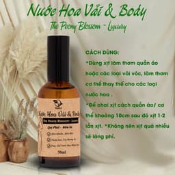 Thumbnail Nước Hoa Xịt Thơm Quần Áo TAMAS The Peony Blossom Luxury Chai 10ml, 50ml. 3