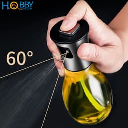 Thumbnail Bình phun xịt dầu ăn thủy tinh nắp bọc inox 304 Hobby Home Decor BD200 2