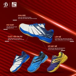 Thumbnail Giày cầu lông nam Promax 19004, giầy cầu lông đế kếp chống trơn trượt, chống thấm nước 2