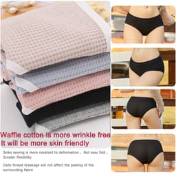 Thumbnail Finetoo Bộ 3 Quần Lót Cotton Lưng Thấp Thoải Mái Quyến Rũ Cho Nữ M-XL 2