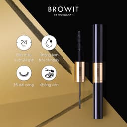 Thumbnail Mascara 2 Đầu Browit Chống nước Dài và Tơi mi Professional Duo Mascara 4 + 4g SEXY BLACK 3