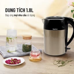 Thumbnail Ấm siêu tốc 1,8L Nagakawa NAG0315 - 2 lớp - Công suất 1800W 2