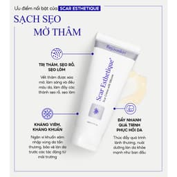 Thumbnail Kem làm mờ sẹo thâm, lấp đầy sẹo rỗ, lõm Scar Esthetique REJUVASKIN 30ml 2