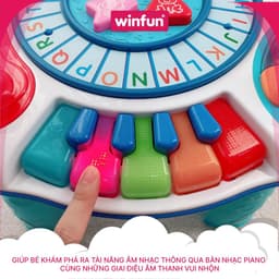 Thumbnail Bàn nhạc đa năng - tập đứng, học chữ số, âm nhạc Winfun 0801 kích thích phát triển giác quan, vận động tinh cho bé 3