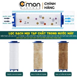 Thumbnail Vòi sen tắm LỌC NƯỚC TĂNG ÁP C'MON TS-12 (LỌC) 4