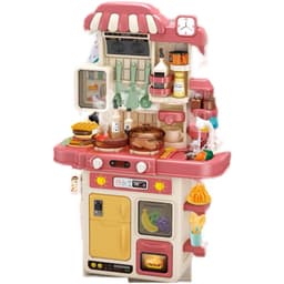 Thumbnail Bộ đồ chơi nhà bếp cao cấp cỡ lớn 72cm  có âm thanh, hiệu ứng hơi nước, lửa 2